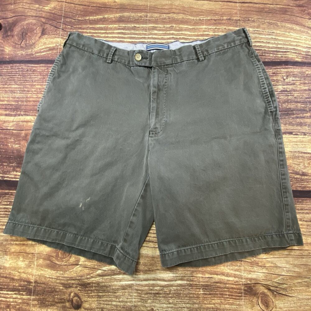 Peter Millar Chino Cargo Shorts Mens 38 Gray Golf Performance Stretch Summer